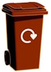 <h4>Brown Wheelie Bin</h4> <h5>Mixed Recycling</h5>